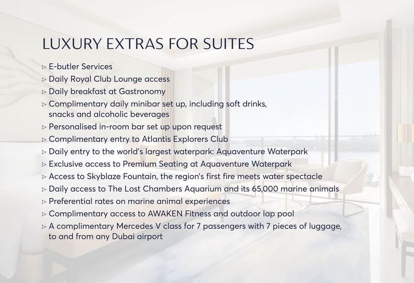 3 Bedroom Suite, Atlantis The Royal