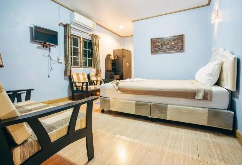 バルコニー付きデラックスルーム, Phoomtada Homestay
