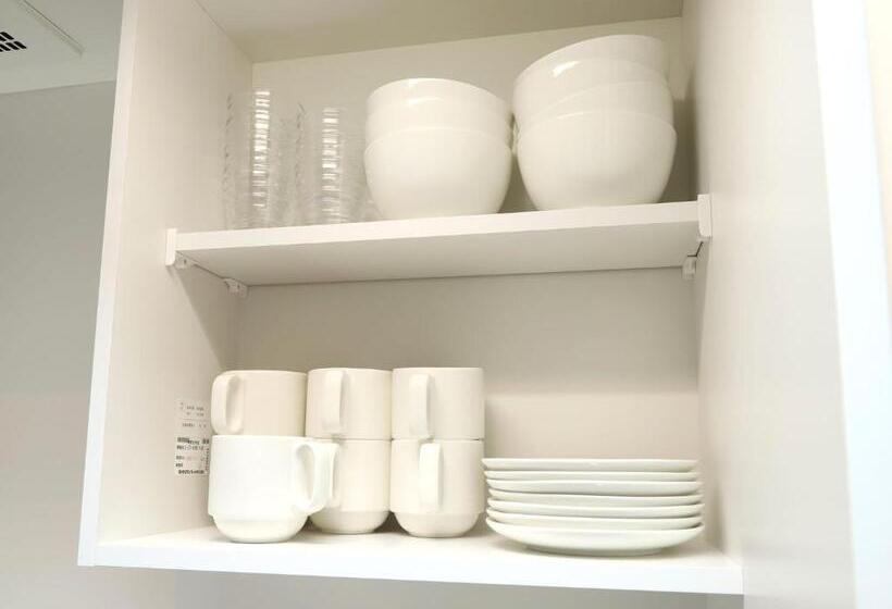 غرفة عائلية, Uchi Living Stay Sapporo Kikusui