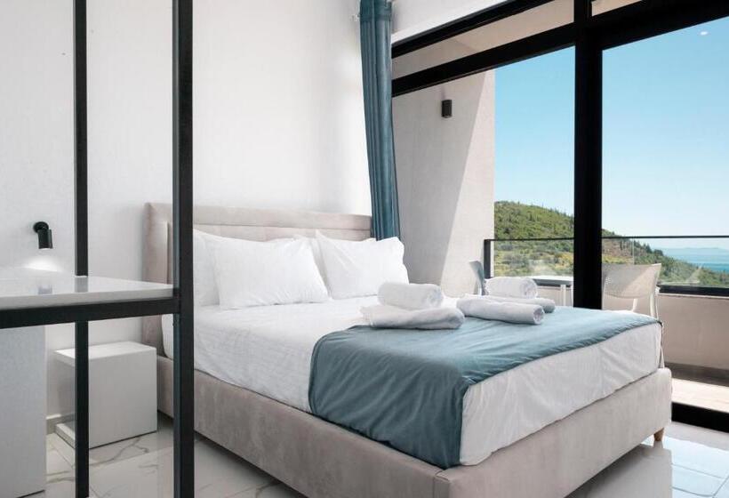 חדר סטנדרט נוף לים עם מרפסת, Wait  N Sea