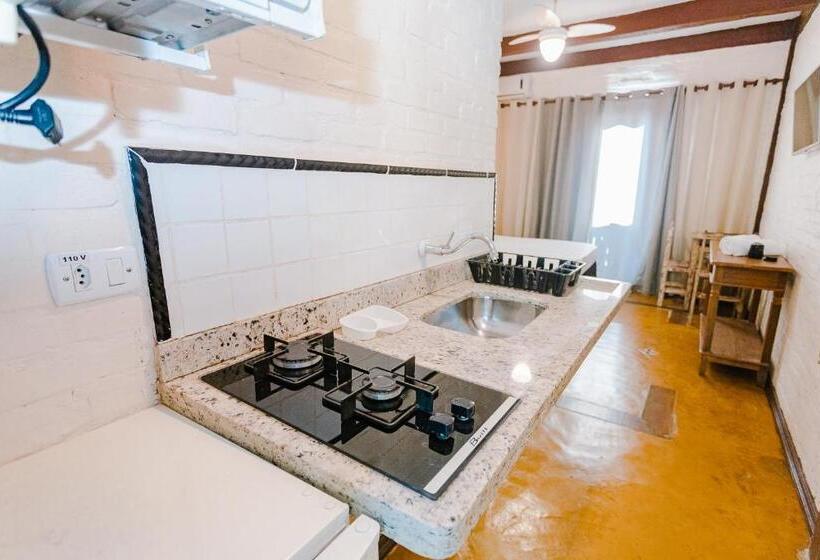 带大床的标准工作室, Pousada Maná