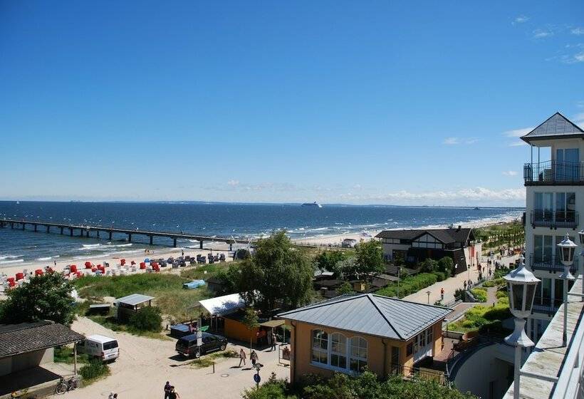 带2个卧室带海景的公寓, Haus An Der Seebrücke