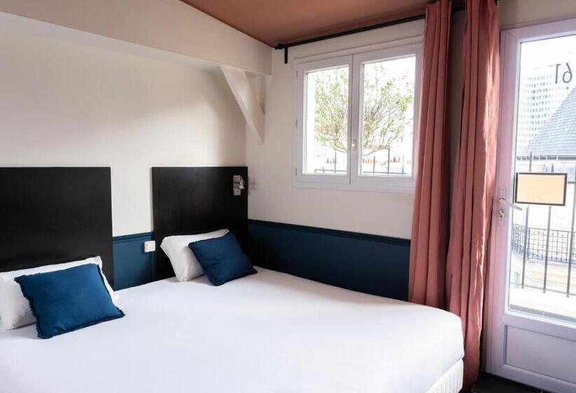 غرفة قياسية مزوَّدة بشُرفة, Hôtel Biskui