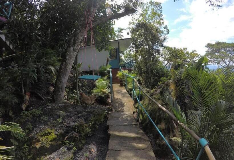 غرفة قياسية مطلة على الجبل, Waterfall El Paraíso   Cabañas, Jacuzzi, Piscina Y Cascada En Medio De La Naturaleza