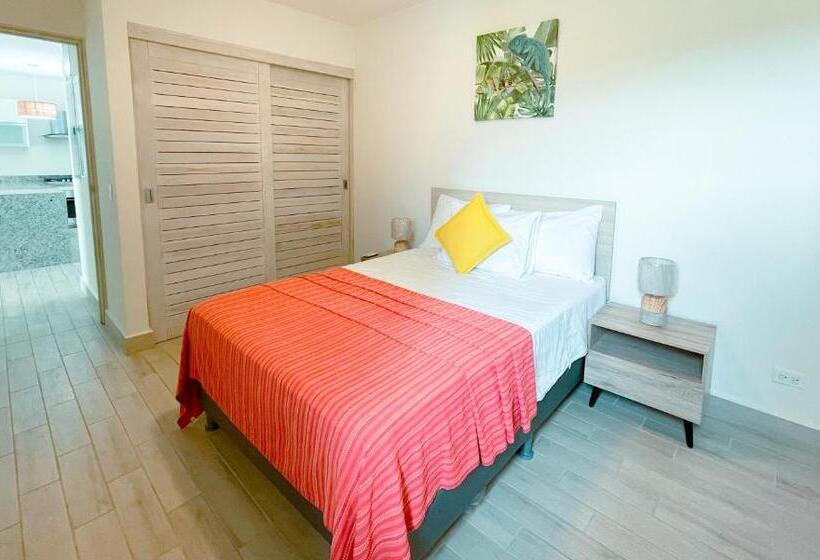 景色の見える一ベッドルームアパートメント, Playa Caracol Residences