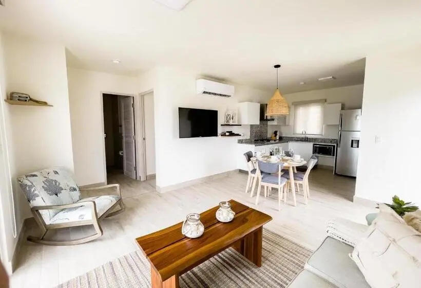 オーシャンビューの１ベッドルームビラ, Playa Caracol Residences