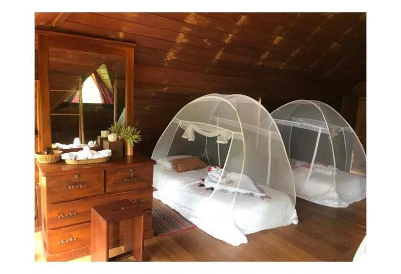 اتاق خانوادگی با چشمانداز باغ, Wanakaset Forest Glamping