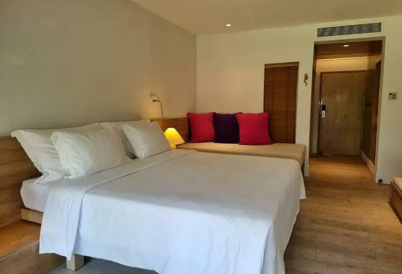 キングサイズベッドのスタンダードルーム, Wyndham Hua Hin Pranburi Resort & Villas