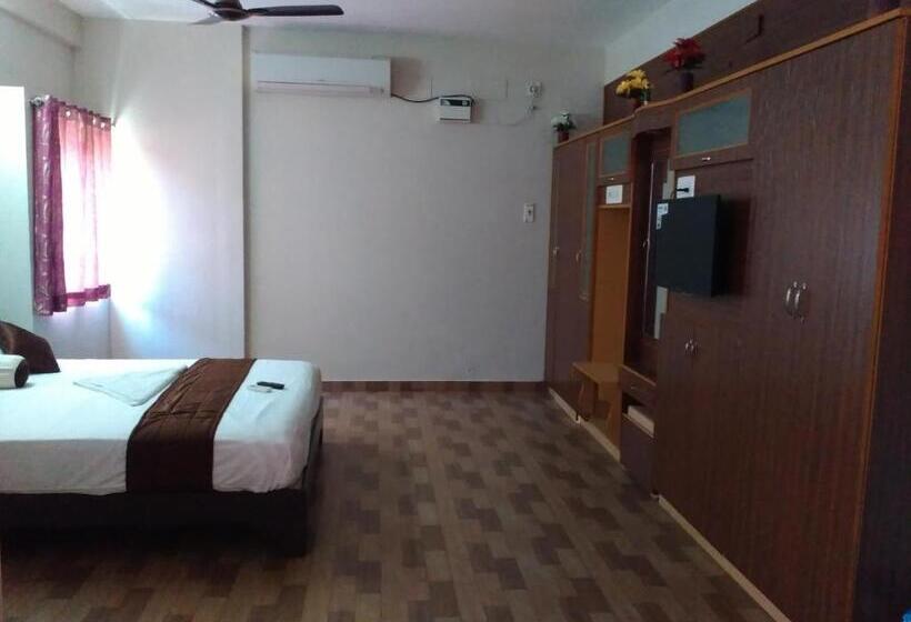 디럭스 스위트 킹 침대, Subasree Cottage