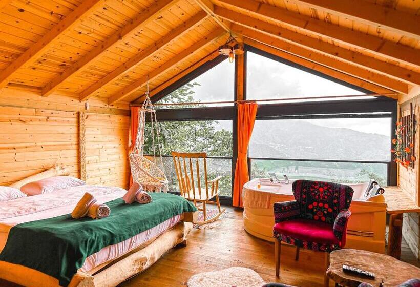 キングサイズベッドのデラックスルーム, Organic Village Bungalow