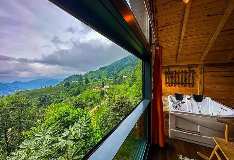 キングサイズベッドのデラックスルーム, Organic Village Bungalow