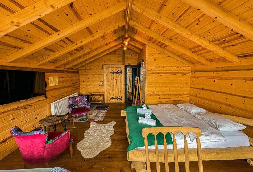 キングサイズベッドのデラックスルーム, Organic Village Bungalow