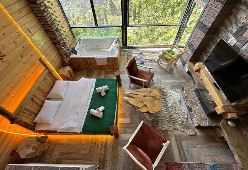 ガーデンビューデラックスルーム, Organic Village Bungalow