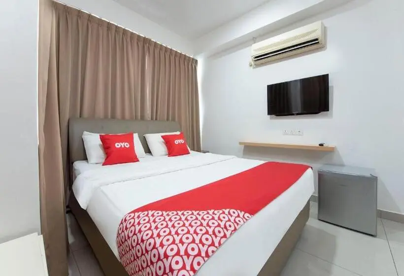 キングサイズベッドのデラックスルーム, Sg Rengit City Resort 3