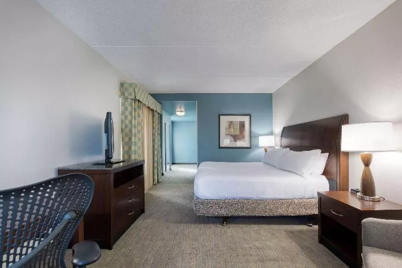 キングサイズベッドのスタンダードルーム, Hilton Garden Inn Durham Southpoint