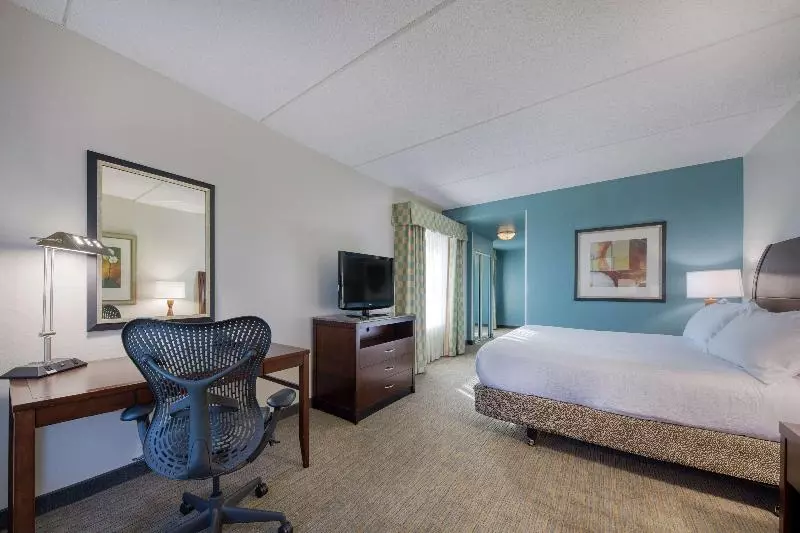 キングサイズベッドのスタンダードルーム, Hilton Garden Inn Durham Southpoint