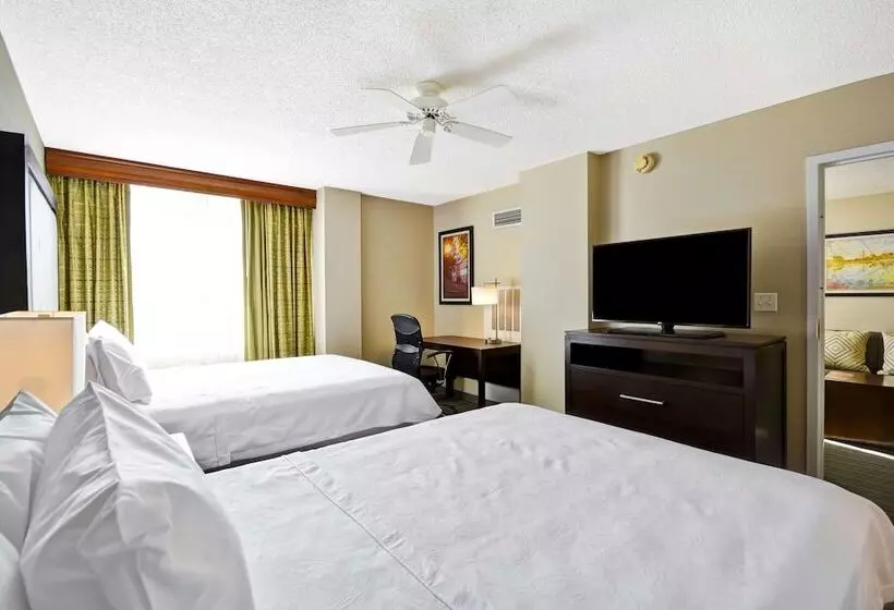 ２ベッドスイートルーム, Homewood Suites By Hilton Dulles Int L Airport