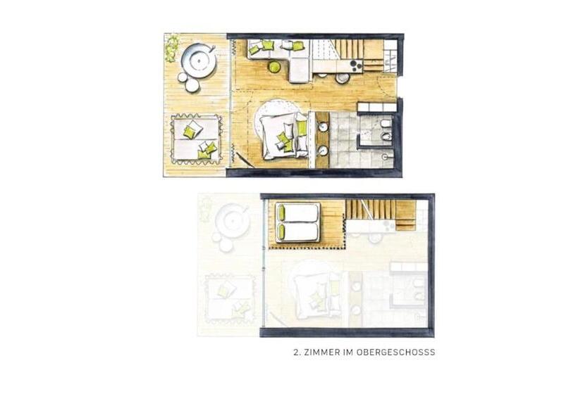 Quarto Estandar com Sacada, Apfelhotel Torgglerhof