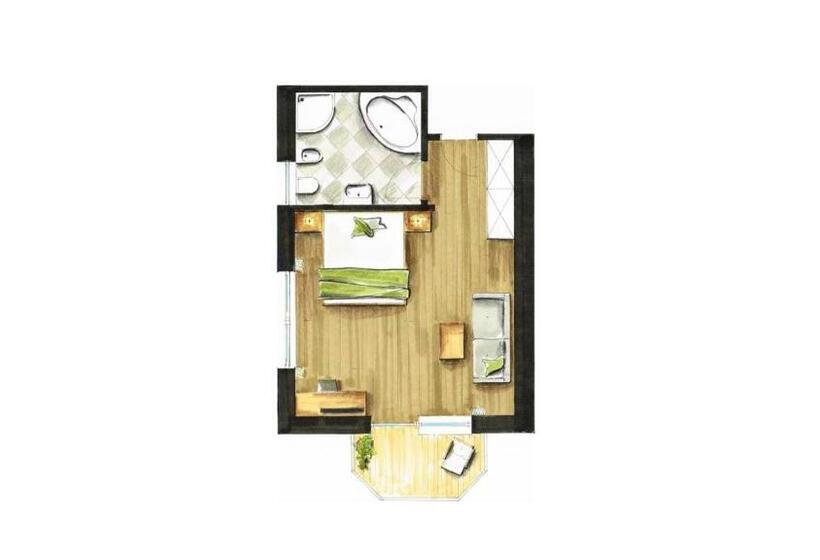 Номер Стандарт Вид на Сад, Apfelhotel Torgglerhof