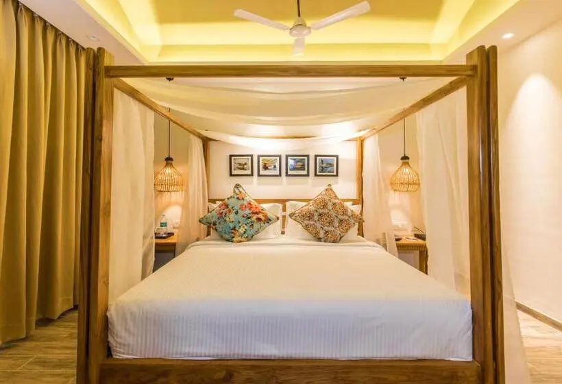 プール付き1ベッドルームヴィラ, Swosti Chilika Resort