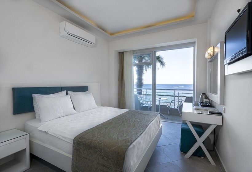 اتاق استاندارد با چشم‌انداز دریا, Mavi Deniz Otel   All Inclusive
