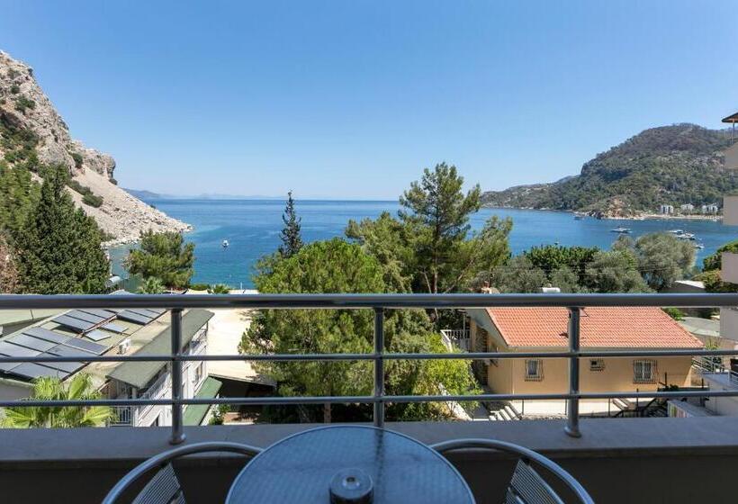 带海景标准四人间, Mavi Deniz Otel   All Inclusive