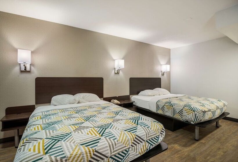 Номер Стандарт 2 Двуспальные Кровати, Motel 6sandston, Va  Richmond, Va