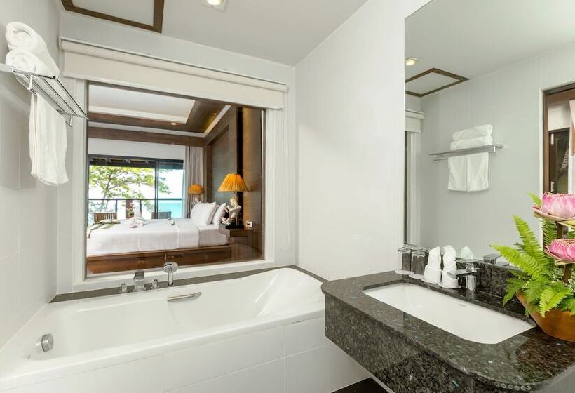 디럭스 룸 바다 전망, Secret Cliff Resort & Restaurant   Sha Plus