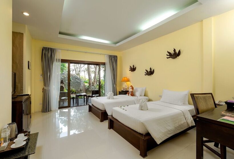 수피리어 룸 가든 전망, Secret Cliff Resort & Restaurant   Sha Plus