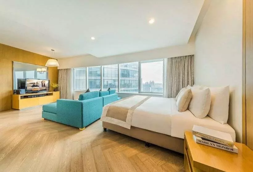 一ベッドルームエクゼクティブアパートメント, Somerset Riverview Chengdu