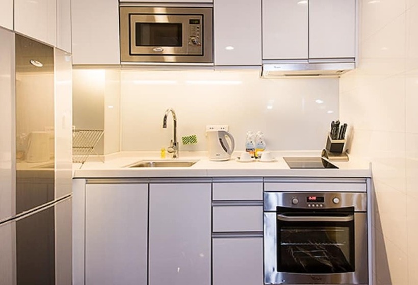 带1个卧室的行政公寓, Somerset Riverview Chengdu