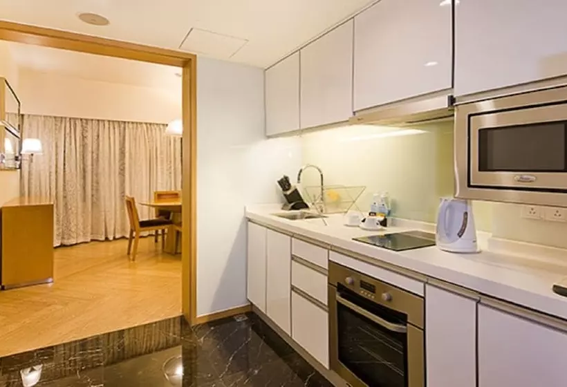 一ベッドルームエクゼクティブアパートメント, Somerset Riverview Chengdu