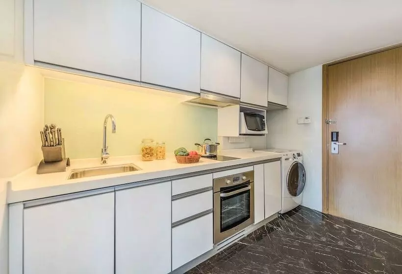 １ベッドルームプレミアムアパートメント, Somerset Riverview Chengdu