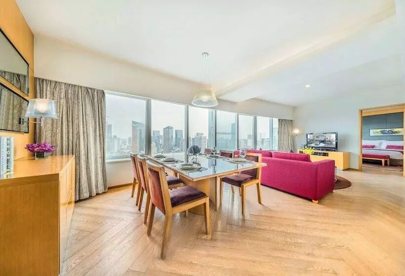 ２ベッドルームのエクゼクティブアパートメント, Somerset Riverview Chengdu