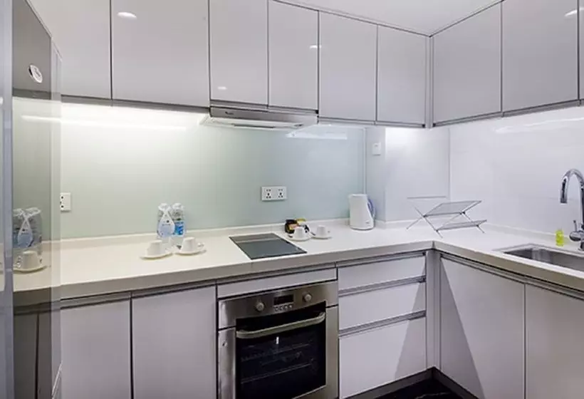 ２ベッドルームのエクゼクティブアパートメント, Somerset Riverview Chengdu