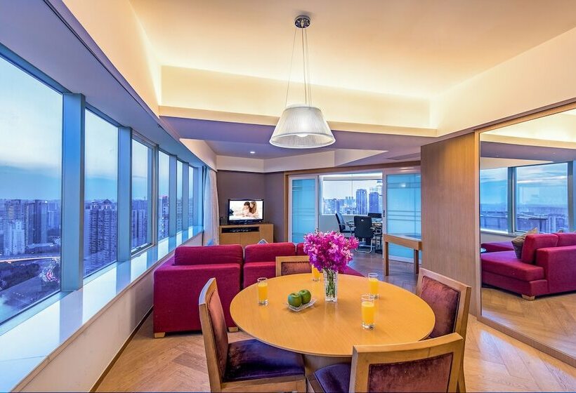 带1个卧室的高级公寓, Somerset Riverview Chengdu