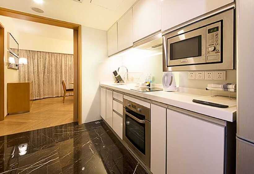 两卧行政公寓, Somerset Riverview Chengdu