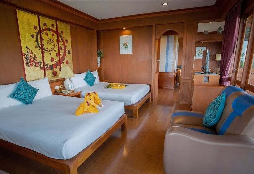 اتاق خانوادگی با چشمانداز دریا, Ko Tao Resort Paradise Zone