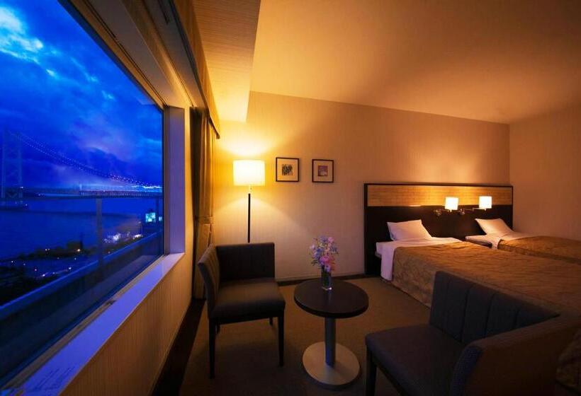 غرفة قياسية مطلّة علي البحر, Seaside Hotel Maiko Villa Kobe