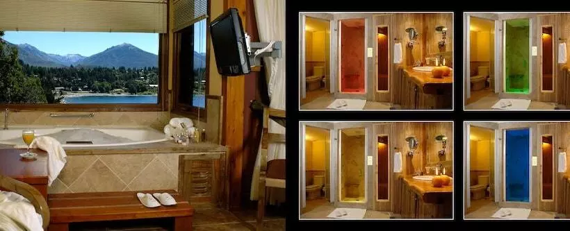 Huoneisto 1 Makuuhuone, Charming Luxury Lodge & Private Spa