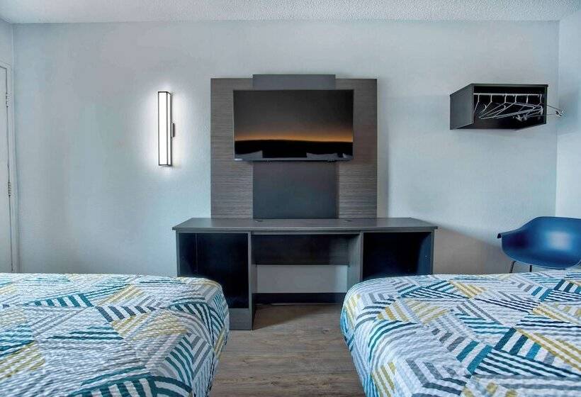 חדר סטנדרט שתי מיטות זוגיות, Motel 6 Salem, Or