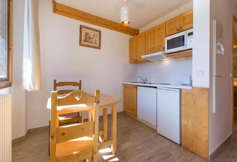 带山景的工作室, Résidence & Spa La Grande Cordée