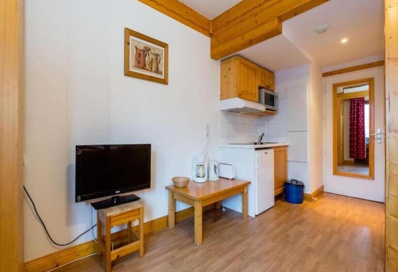 带山景的工作室, Résidence & Spa La Grande Cordée