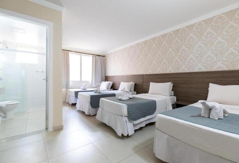 חדר דלוקס לארבעה, Cataratas Park Hotel E Eventos