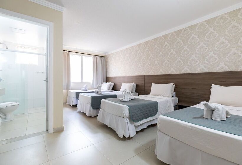 디럭스 4인 룸, Cataratas Park Hotel E Eventos