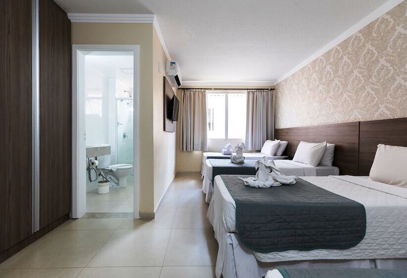 חדר דלוקס לארבעה, Cataratas Park Hotel E Eventos