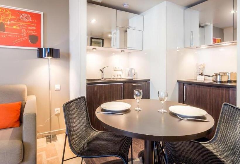 شقة غرفة نوم واحدة مزودة بشُرفة, Aparthotel Adagio Marseille Timone