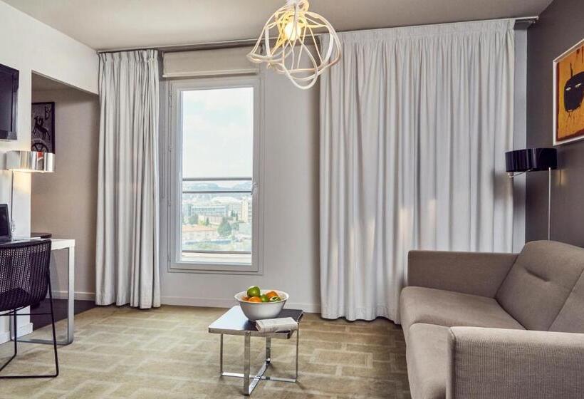 شقة غرفة نوم واحدة مزودة بشُرفة, Aparthotel Adagio Marseille Timone