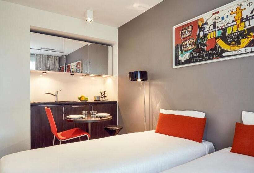 إستديو قياسى مزود بشرفة, Aparthotel Adagio Marseille Timone