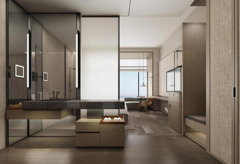 キングサイズベッドのデラックスルーム, Courtyard By Marriott Luoyang